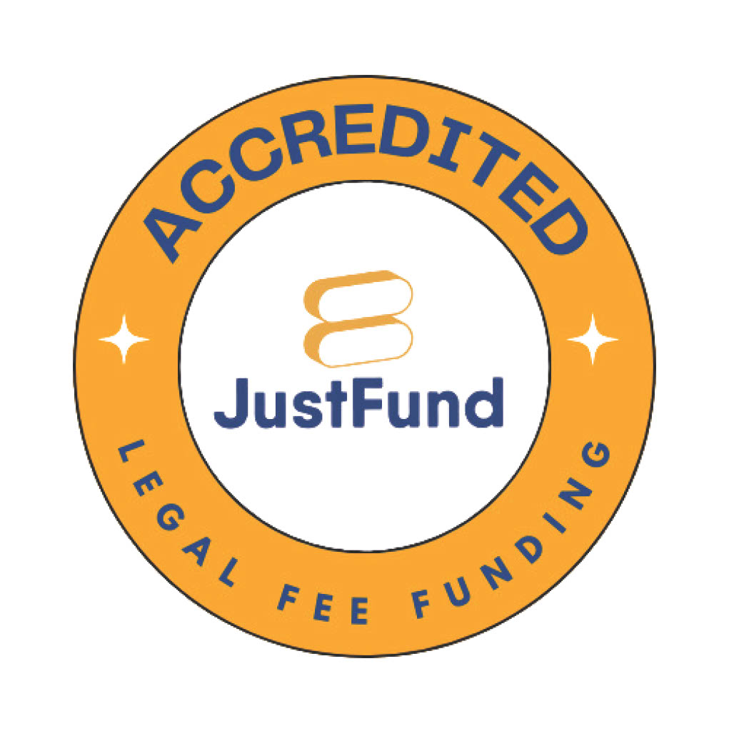 JustFund accredited legal fee funding partner
